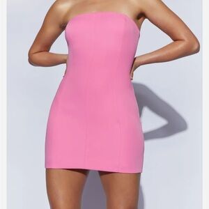 Meshki strapless dress